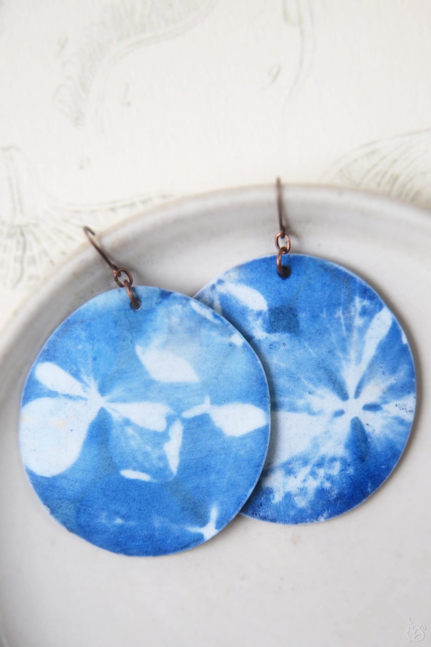 Hydrangea / Porcelain Cyanotype Set