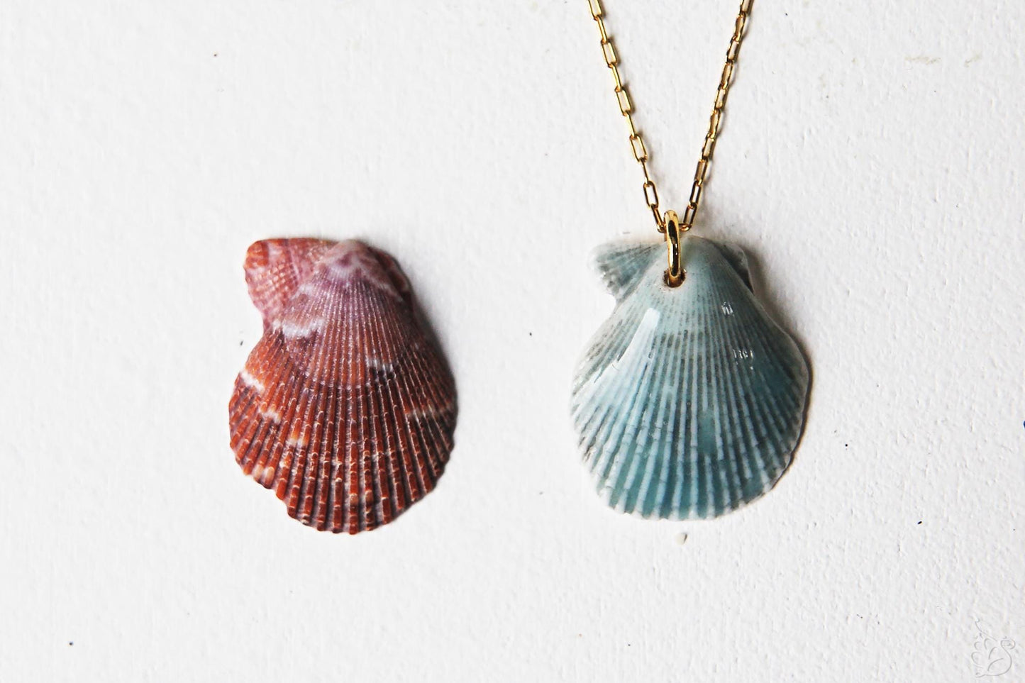 Lagon Bleu / Porcelain Pendant