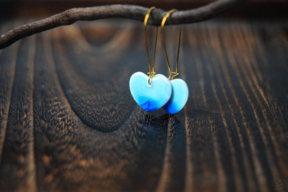 Porcelain Hearts / Earrings and Pendant