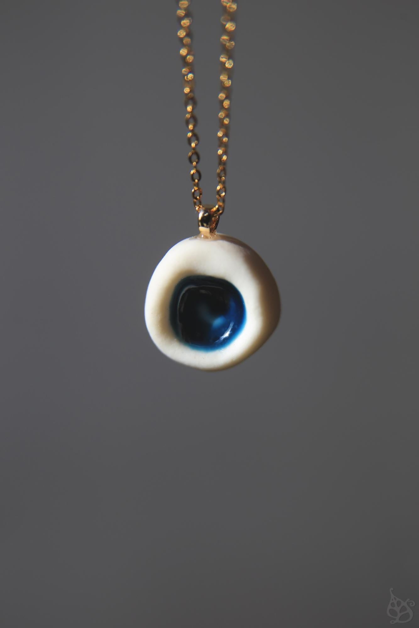 Ocean Deep / Porcelain Pendant