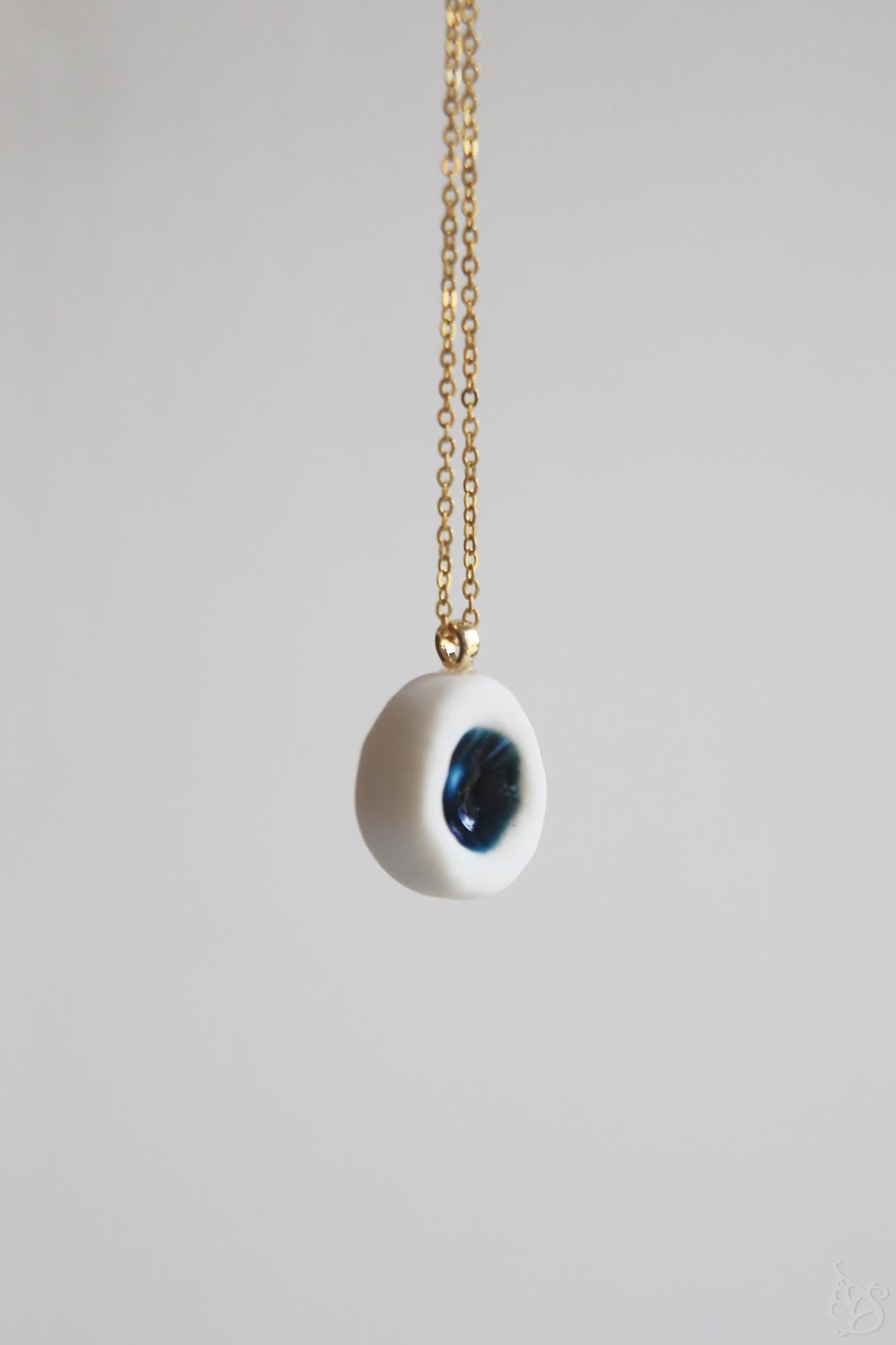 Ocean Deep / Porcelain Pendant