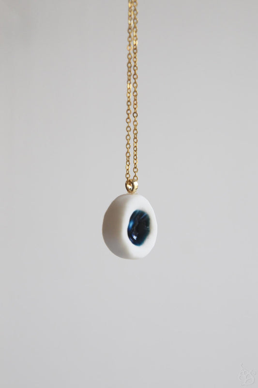 Ocean Deep / Porcelain Pendant