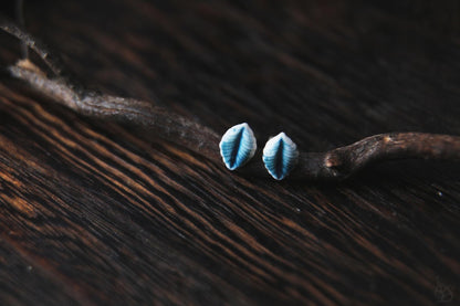 Acanthus / Porcelain Stud Earrings