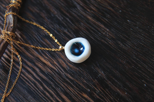 Ocean Deep / Porcelain Pendant