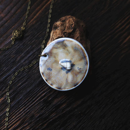 Wentletrap / Porcelain Pendant