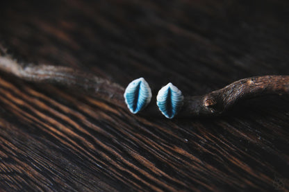 Acanthus / Porcelain Stud Earrings