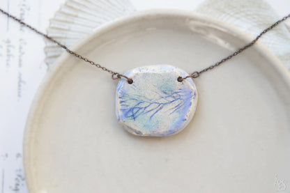 St Malo Tide / Ceramic Pendant