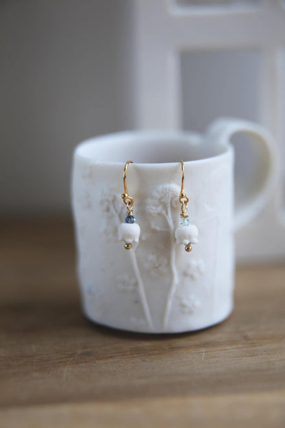 May bells / Porcelain Earrings