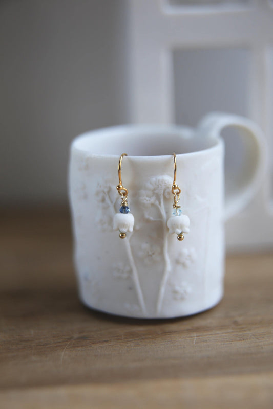 May bells / Porcelain Earrings