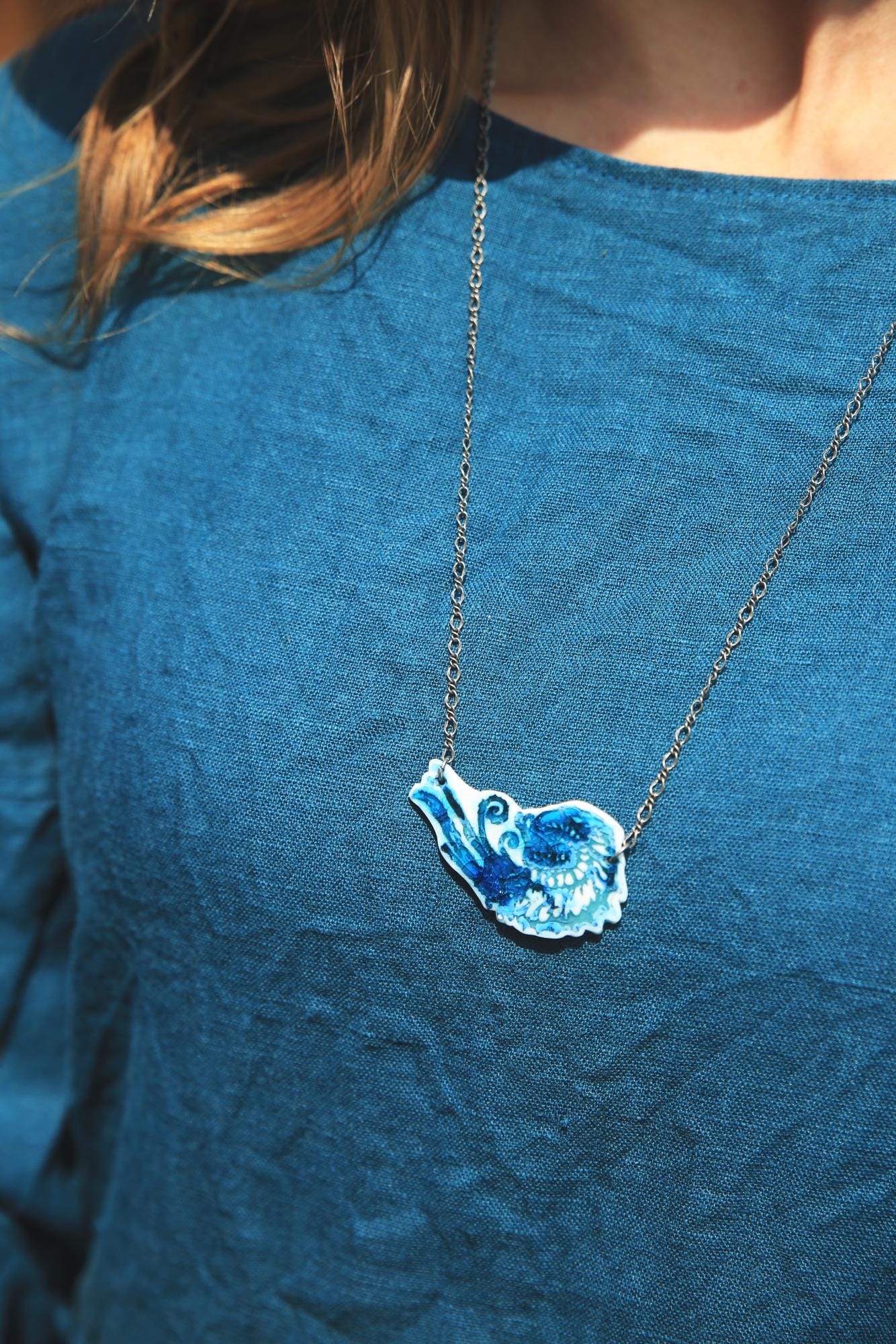 Shifter / Porcelaine Necklace