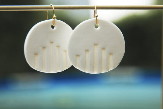 Skyline / Porcelain Earrings