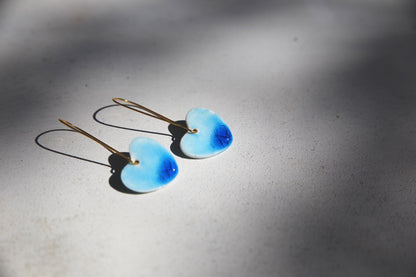 Porcelain Hearts / Earrings and Pendant