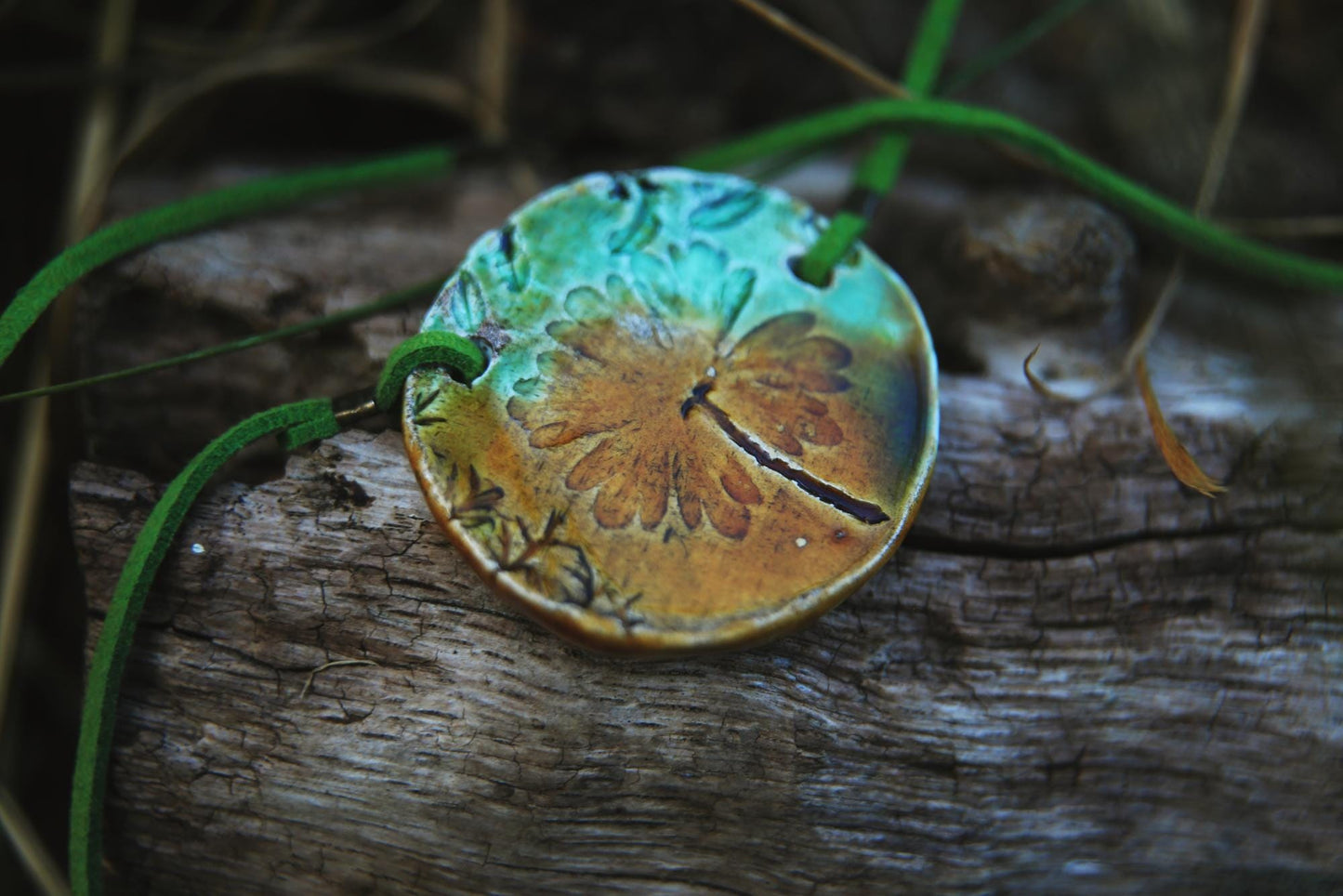 Herbarium / Porcelain Necklace