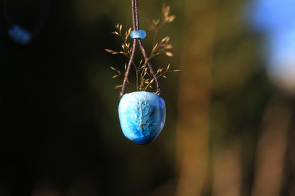 Forest Vials / Porcelain Fragrance Diffuser Pendants