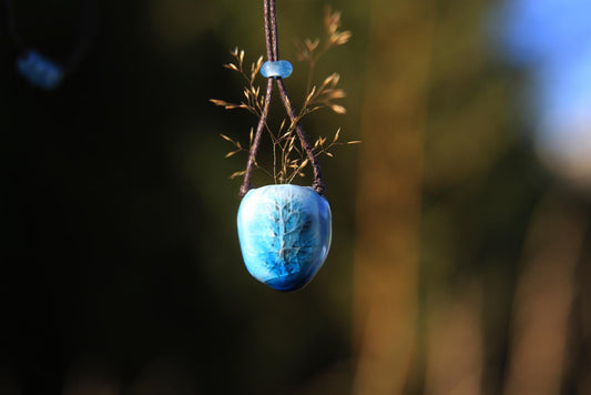 Forest Vials / Porcelain Fragrance Diffuser Pendants