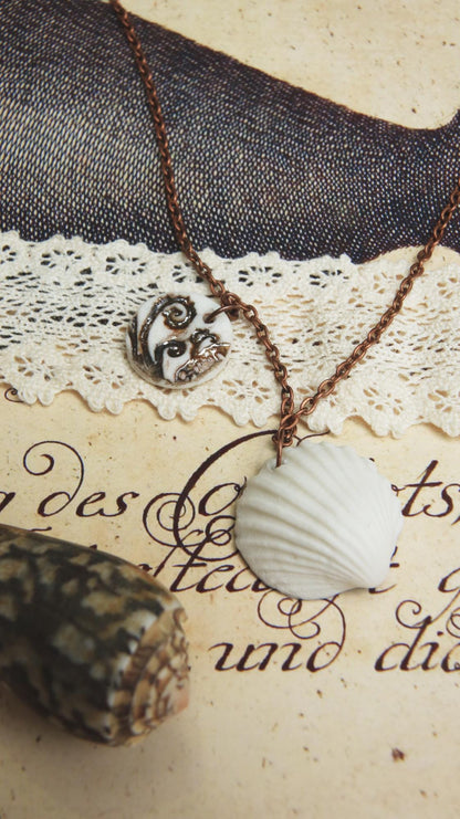 Sea Charms / Porcelain Necklace