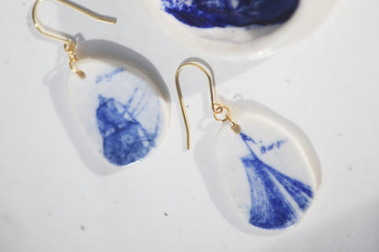 The Fleet / Porcelain Earrings