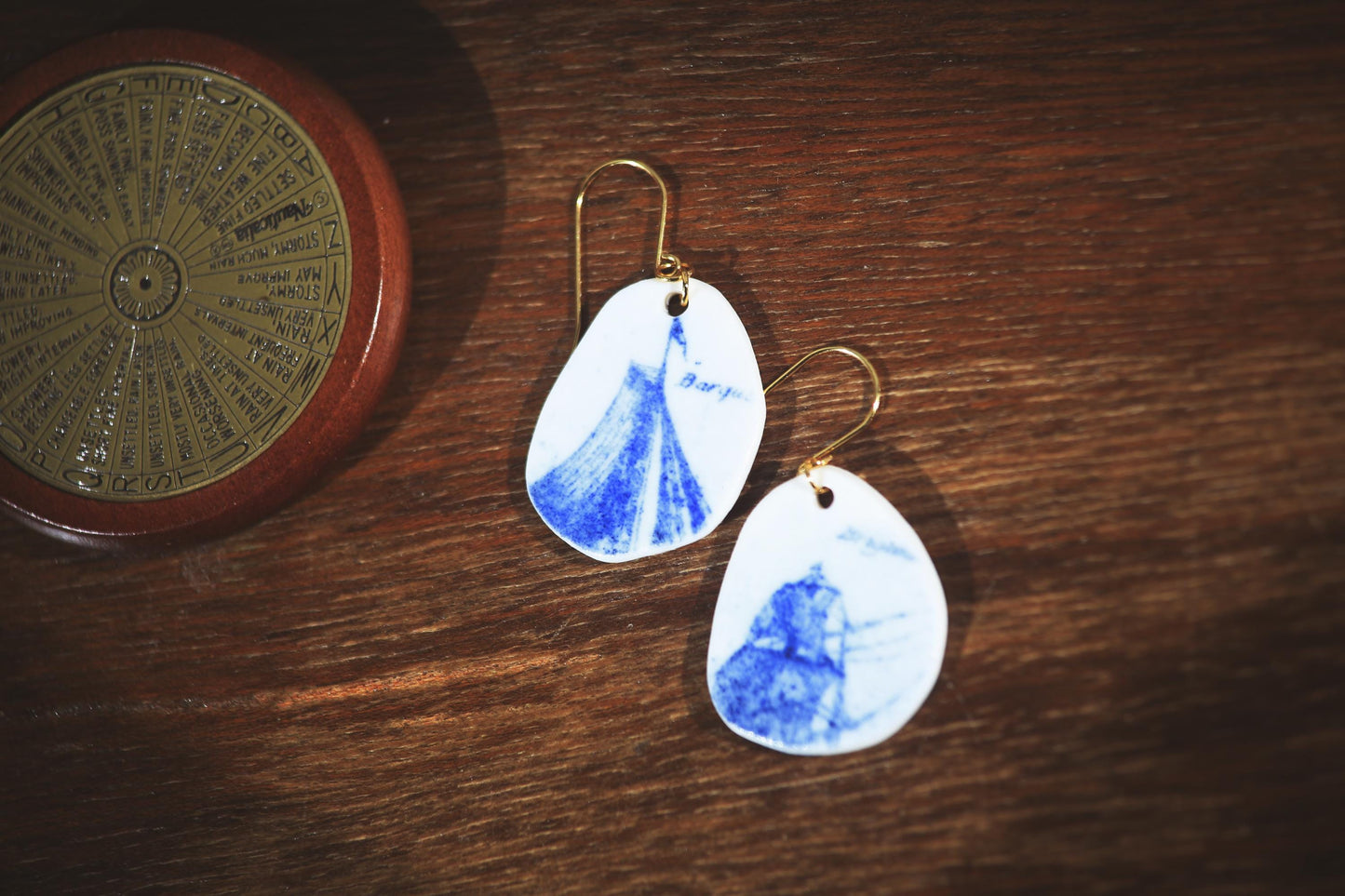 The Fleet / Porcelain Earrings
