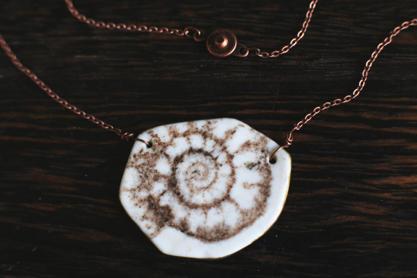 Deroceras / Porcelain Necklace