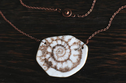 Deroceras / Porcelain Necklace