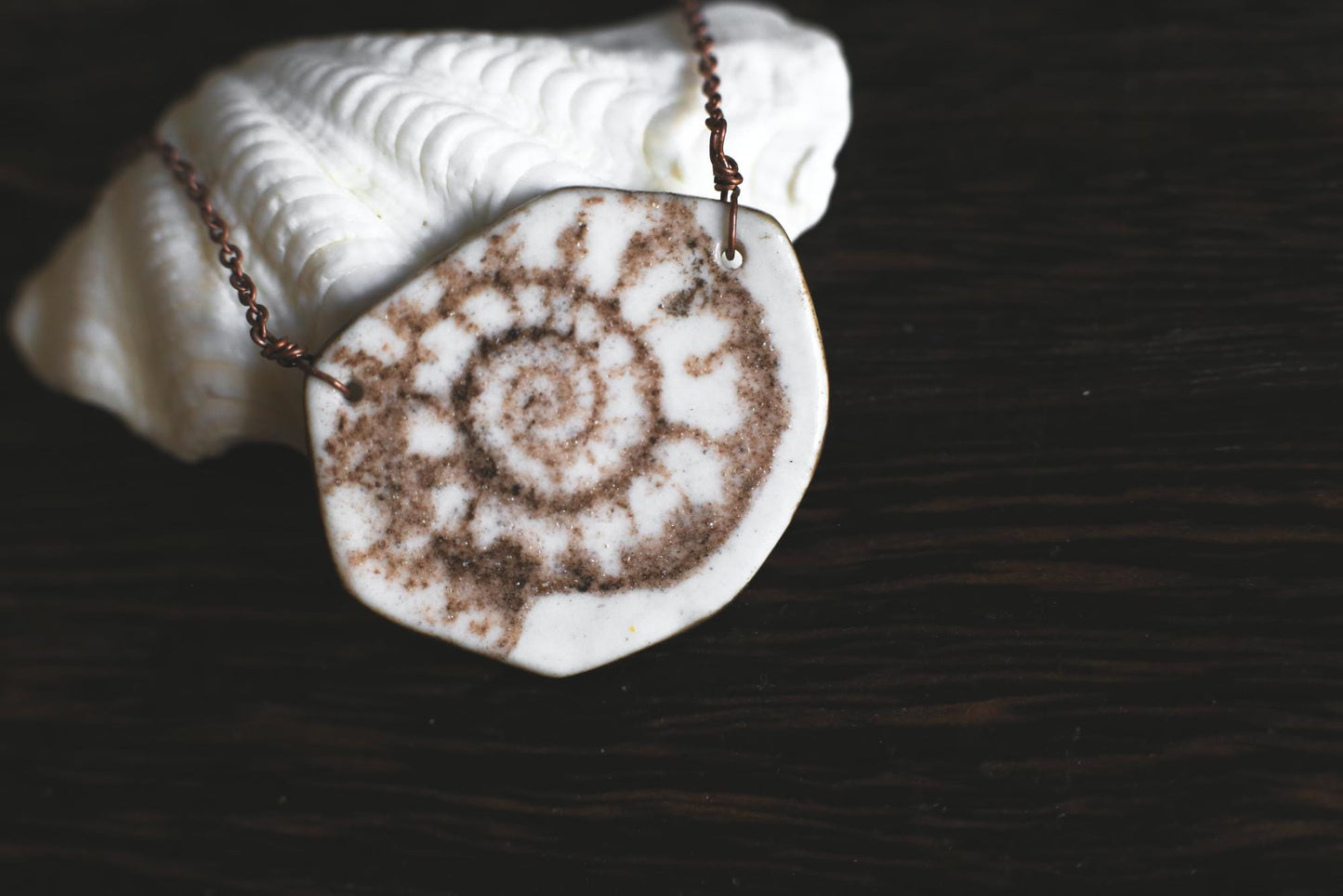 Deroceras / Porcelain Necklace