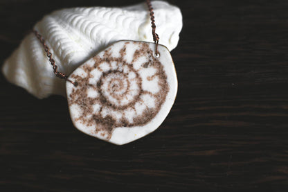 Deroceras / Porcelain Necklace