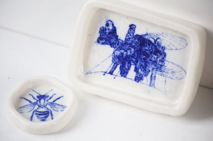Apis / Tiny Porcelain Dish