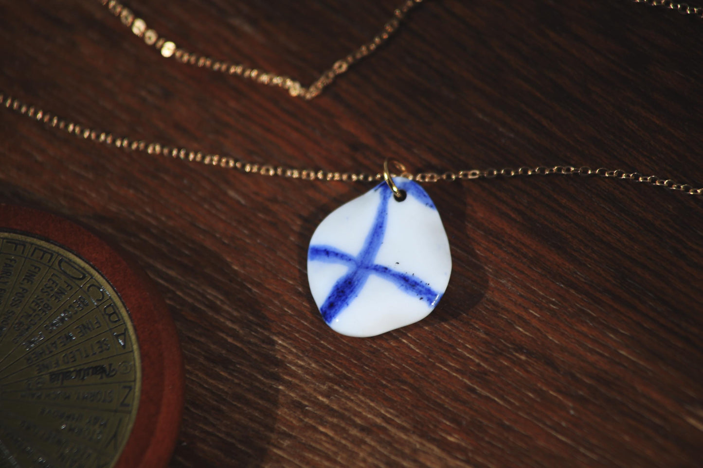 Currents / Porcelain Earrings and Pendant
