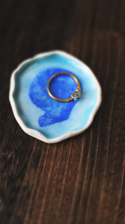 Saint-Jacque / Small Porcelain Ring Dish