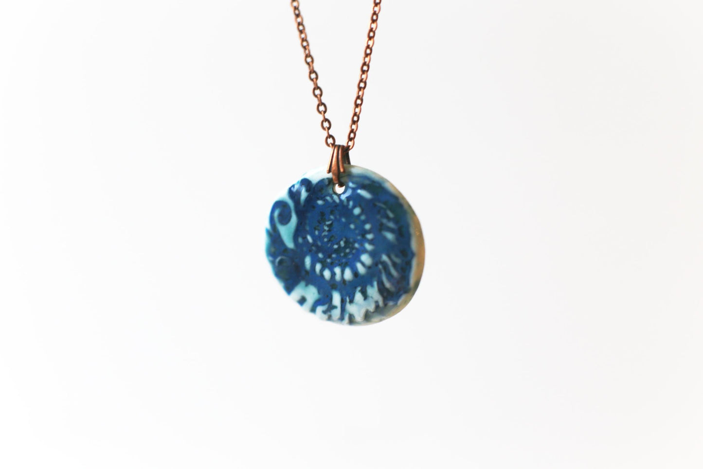 Twirled / Porcelain Pendant