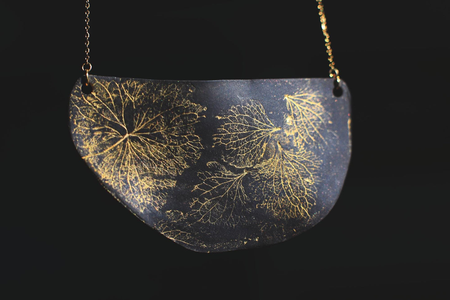 Enchanted Hydrangea / Ceramic Necklace