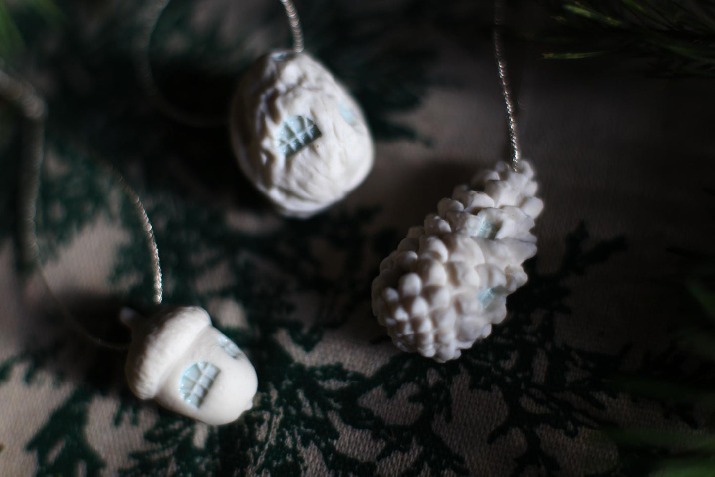 Treeborn Dwellings / Porcelain Ornaments