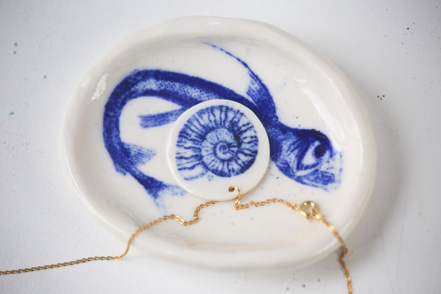 Chauliodus / Small Porcelain Ring Dish
