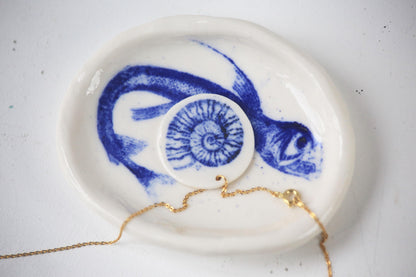Chauliodus / Small Porcelain Ring Dish