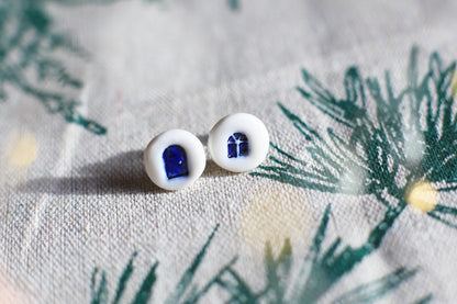 Home Fragments / Porcelain Stud Earrings