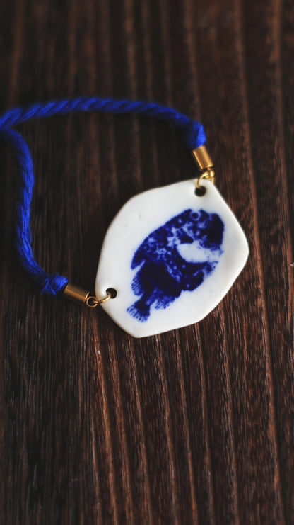 Cyclopteridae / Illustration Porcelain Necklace