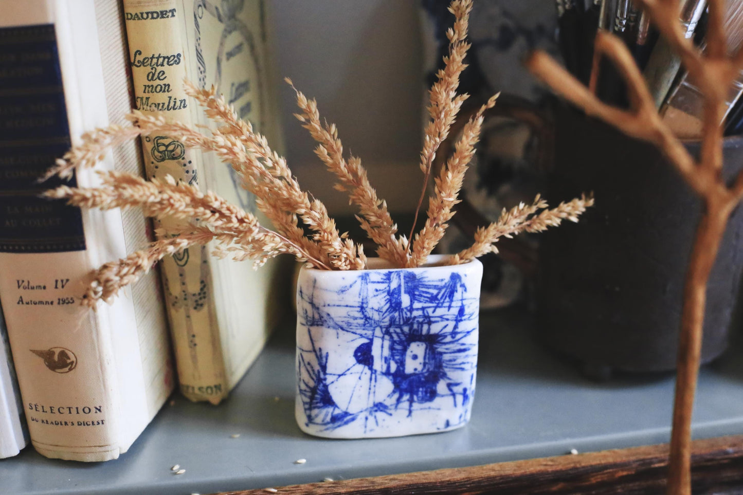 Marine Archaeology / Small Porcelain Vase