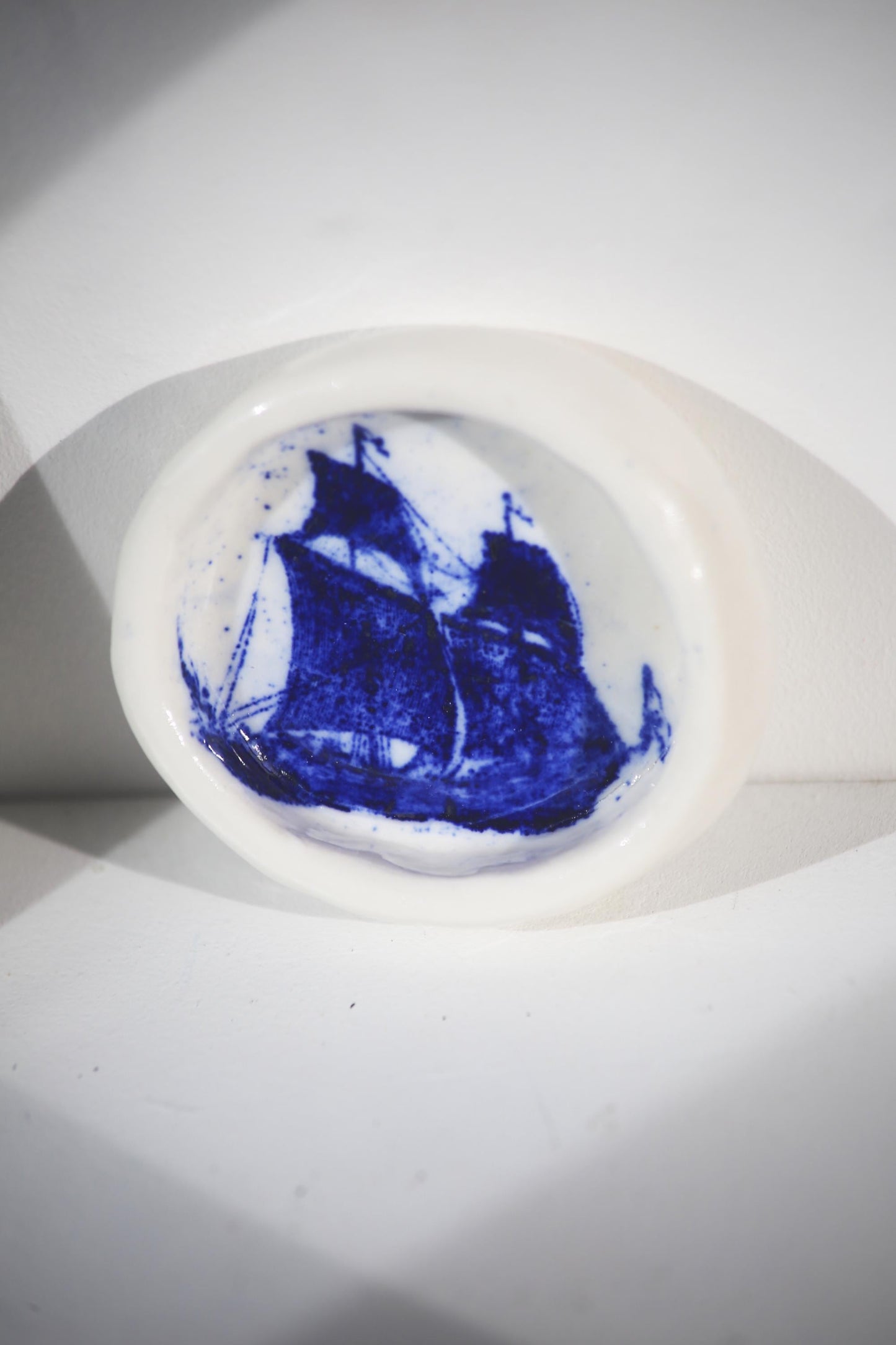 Brigantine / Small Porcelain Ring Dish