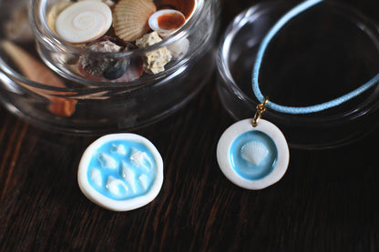 Scallop Lagune / Porcelain