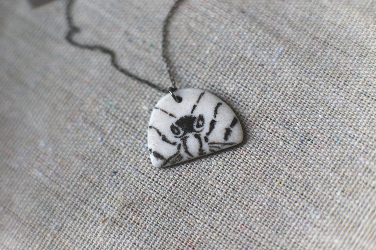 Apis / Porcelain Pendant