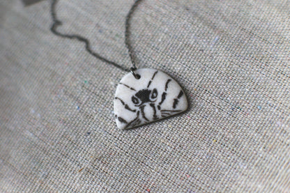 Apis / Porcelain Pendant