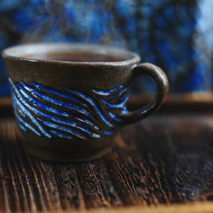 Winds / Black Ceramics Mug