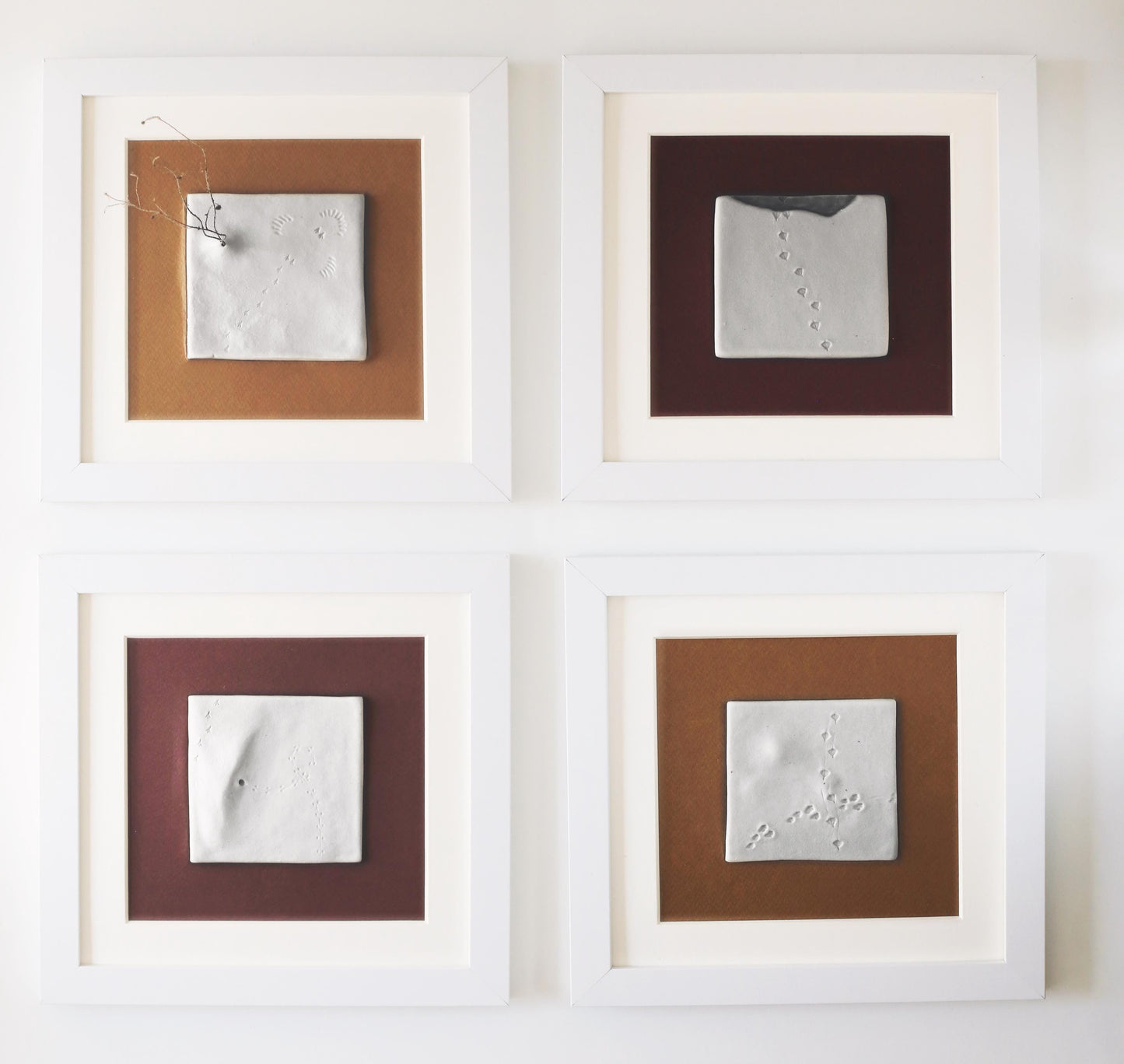 A Fleeting Presence / Porcelain Wall Art
