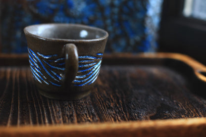 Winds / Black Ceramics Mug