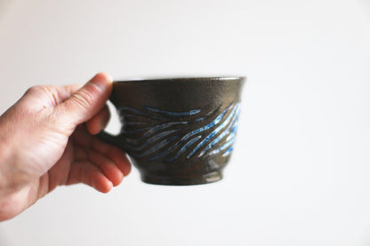 Winds / Black Ceramics Mug